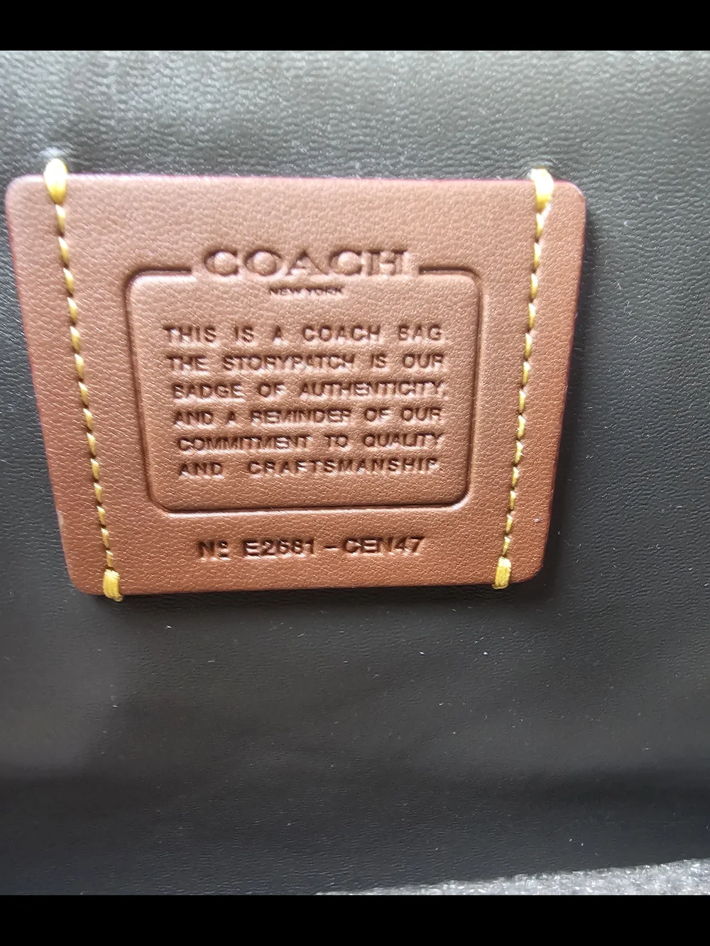 Coach dark green